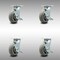 Service Caster 6 Inch SS Thermoplastic Rubber Swivel Caster Set with Roller Bearings and Brakes SCC-SS30S620-TPRRD-TLB-4 - alternate 1